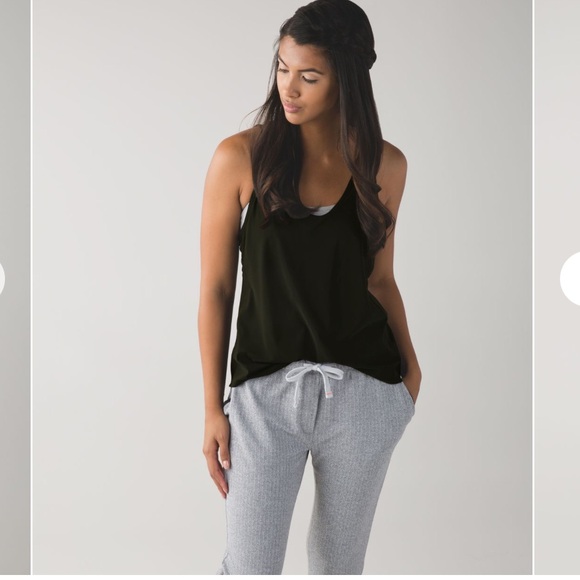 Lululemon- Like New- Sz 10- Cool 2 Street Scoop Back Tank- Gator Green - Picture 3 of 13